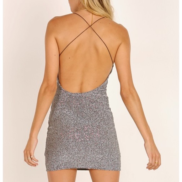 FOR LOVE & LEMONS • Constance sparkle dress size M - Picture 3 of 10